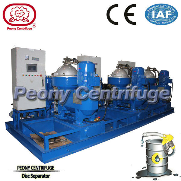 3 Phase Oil Centrifuge Machine Fuel Oil Hadling System Disc Diesel Oil
