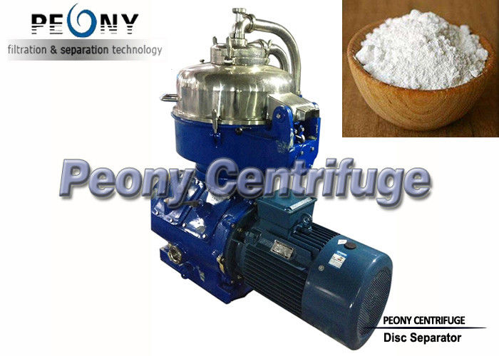 Solid Liquid Starch Industrial Separator , Nozzle Discharge Disc