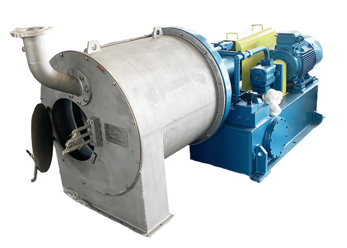 Two Stage Continuous Sea Salt Separation Processing Horizontal Piston Pusher Centrifuge