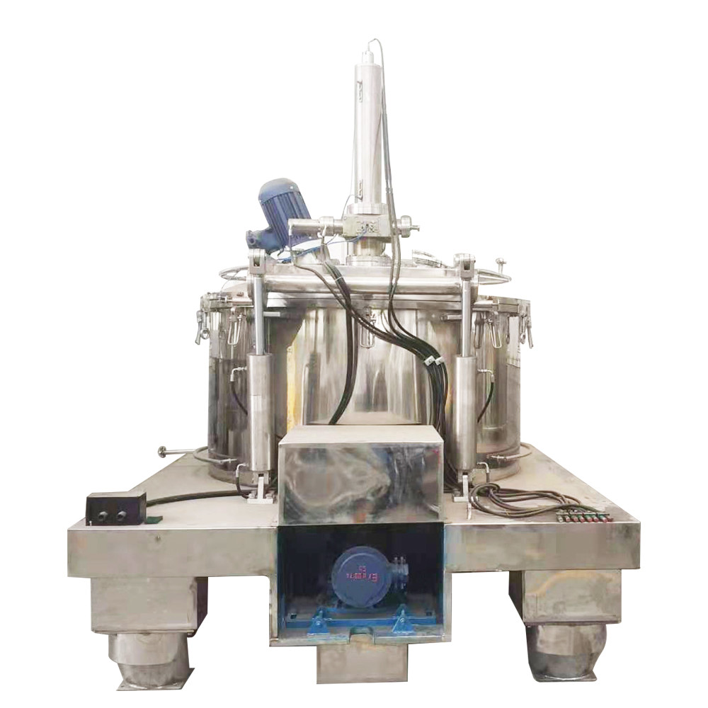 Flatform Bottom Discharge Food Centrifuge , Bowl / Basket Centrifuge