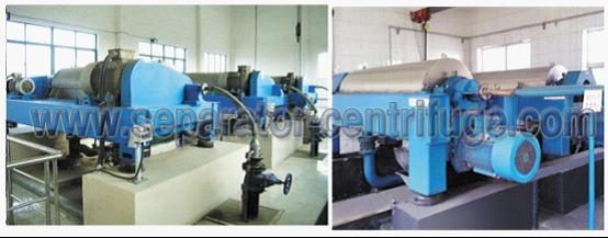Waste Water Treatment Decanter Centrifuge With Filter Cake Delivery System