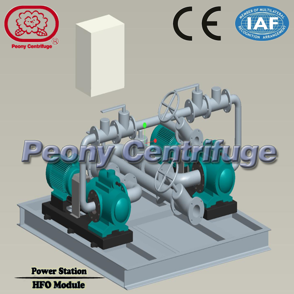 Land Power Plant Fuel Oil Handling System Separator , Marine HFO