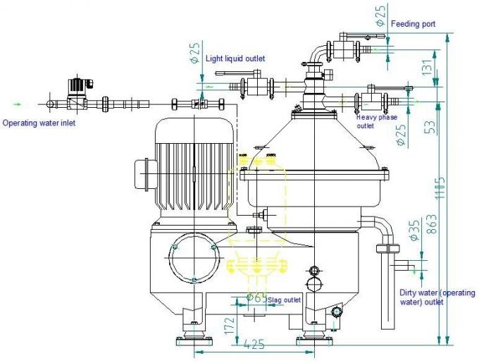 Stainless Steel Disc Stack Centrifuges