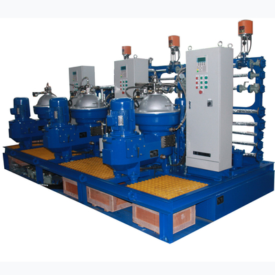 Marine Power Plant Diesel Engine Fuel Oil Handling System Disc Separator 5000 LPH