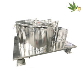 Industrial Basket Type Centrifuge Oil Filter Machine For Hemp Drying With PLC