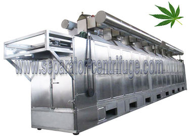Mesh Industrial Large Capacity Conveyor Belt Dryer Machine For CBD Hemp Leaves