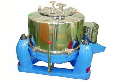 High performance top discharge solid bowl basket centrifuge with skimmer