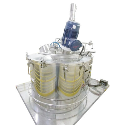 Rotary  Scraper Discharge Dewatering  Industrial Vertical  Basket Centrifuge