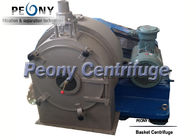 Automatic Single Stage Pusher Perforated Basket Centrifuge , Industrial Centrifuge