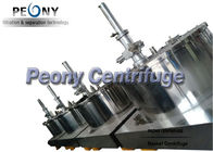 PLC control High Performance Stainess Steel Polished Basket Scraper Bottom Discharge Pharmaceutical Centrifuge