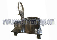 Top Discharge Chemical Manual Filtration Centrifuge Basket For Separating Suspension