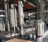 Stainless steel CBD extraction system line with Rotary Evaporator falling film evaporator distillation system