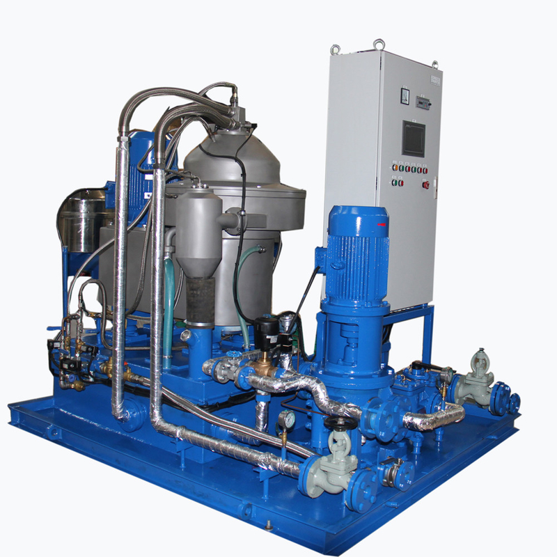 Automatic Skid Mounted Type Centrifugal Mineral Fuel Oil Handling Separator System for 3-phase Separation