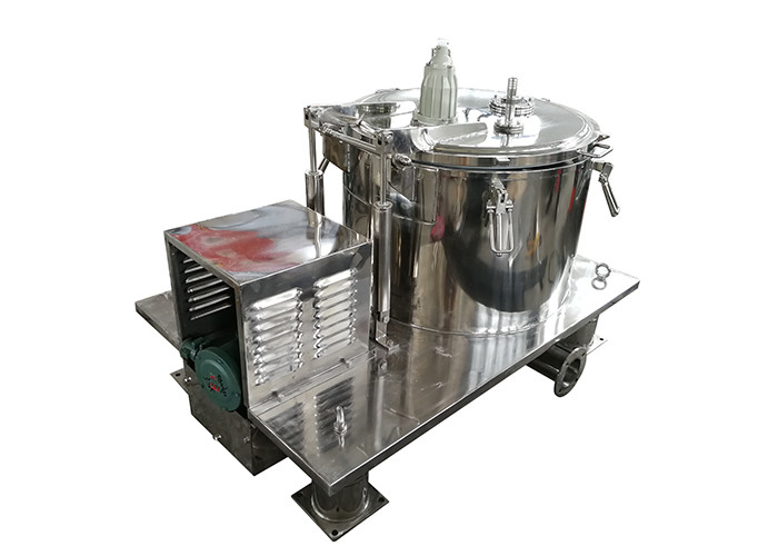 Plate Bottom Discharge Pharmaceutical Centrifuge / Filtering Equipment For Solid Grains