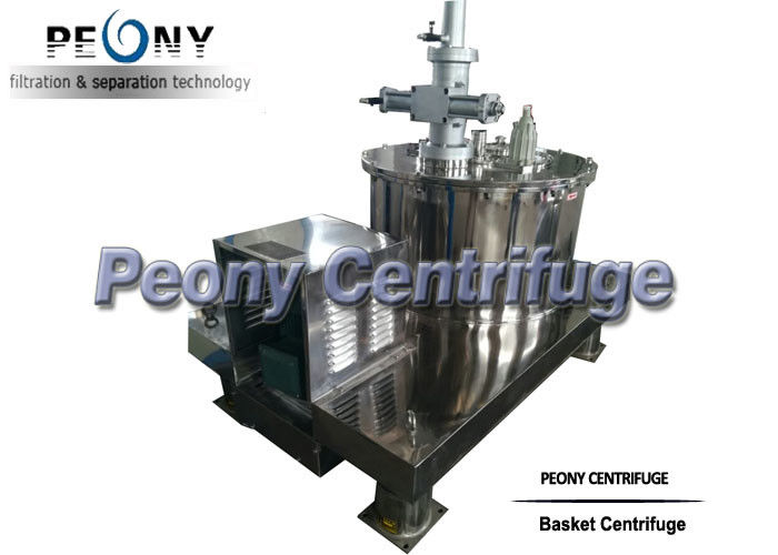 GMP Standard Plate Bottom Pharmaceutical Centrifuge / Filtering Equipment / Solid-Liquid Centrifuge