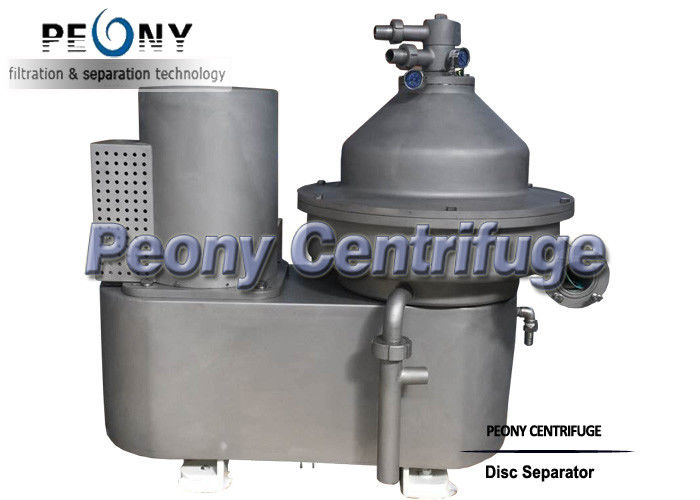 5000l/H 2 Phase Clarify Beer Yeast Disc Stack Centrifuges Vertical Structure