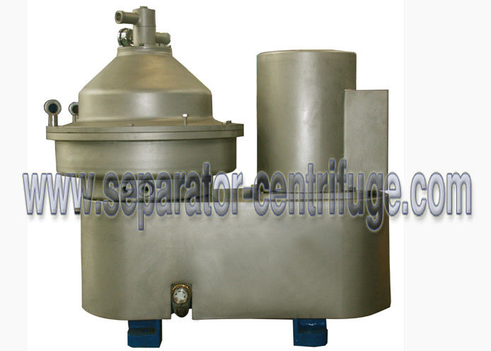 PLC Control Self - Cleaning Disc Separator Centrifuge Brewery System With Belt Drive