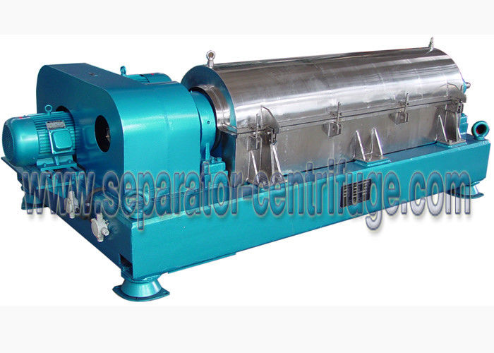 PLC Control Stainless Steel Pharmaceutical Decanter Centrifuge With Gear Box System