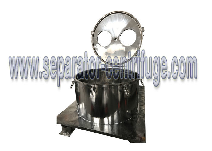 PLC Basket Centrifuge CBD Oil Extraction Centrifuge In Pharma Industry