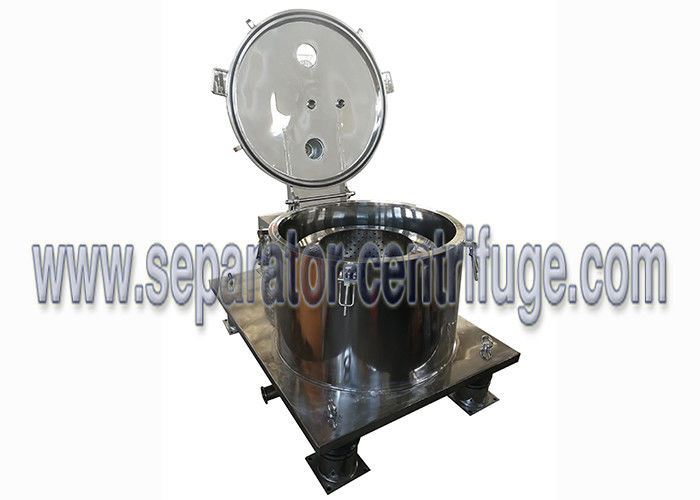 Manual Top Discharge Clean Hemp Extraction Machine Full Cover Centrifuges Steel