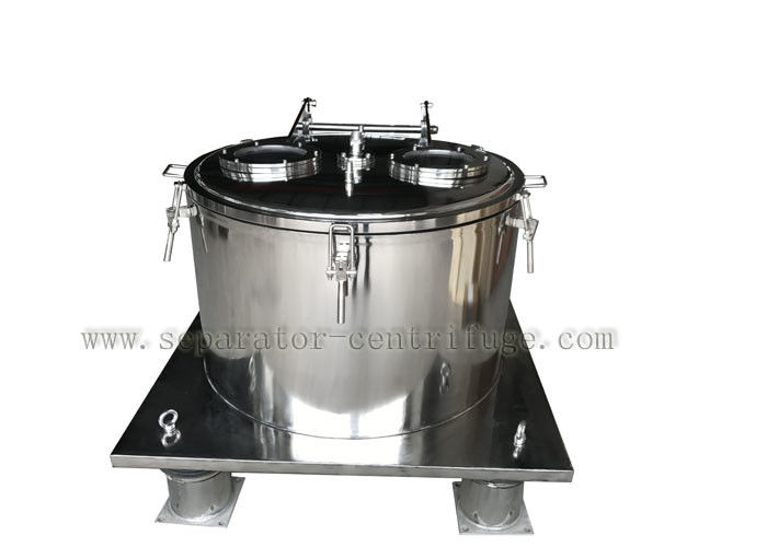 PPTD Series Plate Top Discharge Centrifuge For Cannabis Oil Extraction