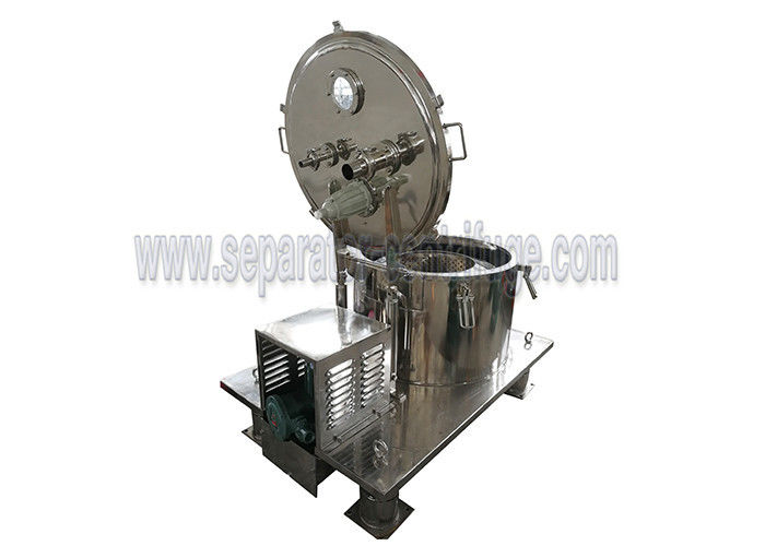 ISO Ex - Proof over-current protection Basket Centrifuge Machine For Ethanol Mixture Oil Extraction