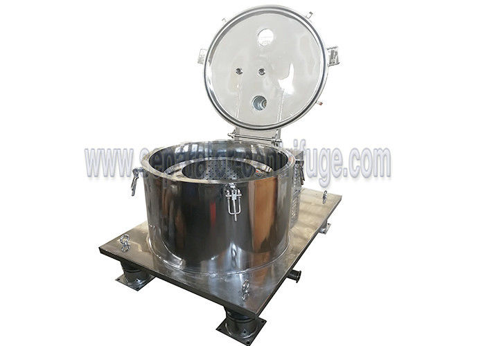 Jacketed Flooded Vertical Centrifuge For Closed Loop Alcohol Extraction System