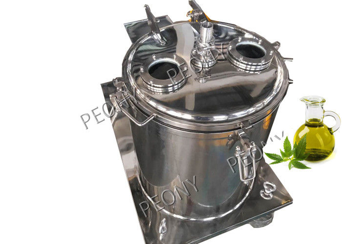 Top Discharge Basket Centrifuge Manual Centrifuge For Hemp / CBD Oil Extraction