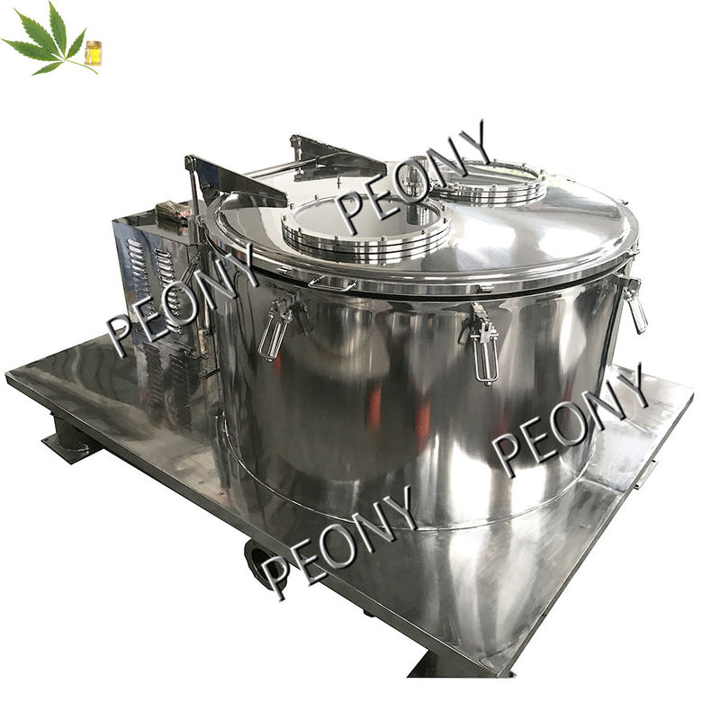 Vertical Herbal Extraction Machine / CBD Oil Extraction Centrifuge Ethanol Recovery