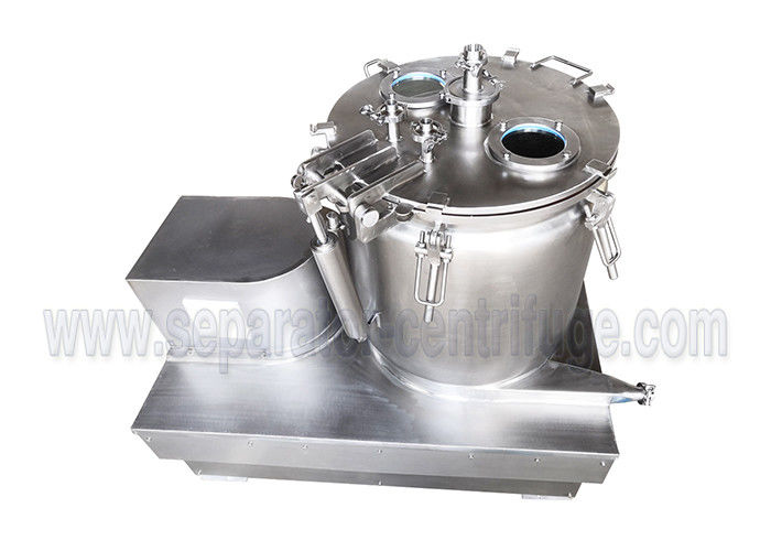 CBD cannabis oil ethanol extraction jacketed centrifuge low temperature with PLC