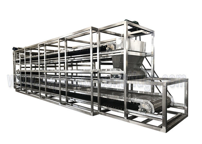 Widely Use Vacuum Conveyor Mesh Dryer Machine For Hemp , High Efficiency