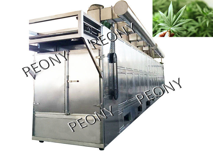 High Capacity Conveyor Mesh Belt Type Continuous Dryer For Leaves Drying