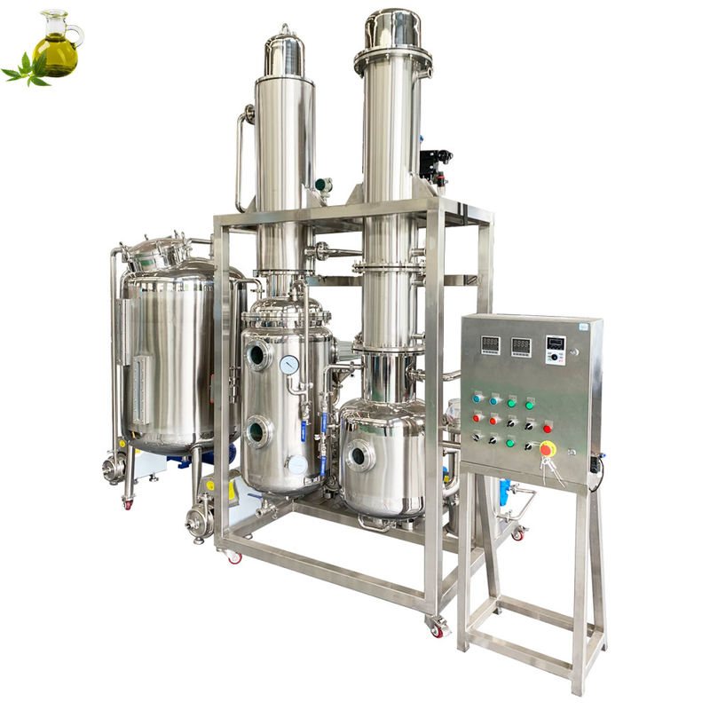 Industrial Low Temperature Ethanol Extraction Machine / Herbal Oil Extraction Line