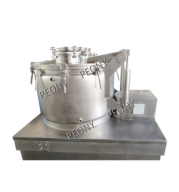 Cold Ethanol Extraction Jacketed Basket Centrifuge For CBD Oil / Cannabis Oil