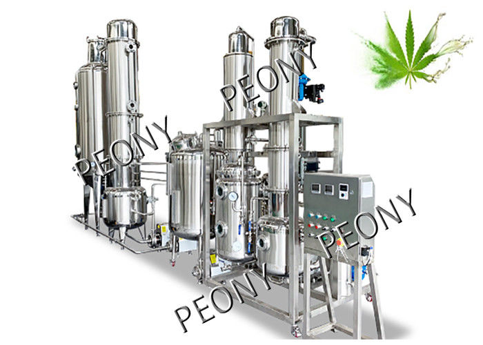 Fractional Molecular Distillation Hemp Extraction Machine For CBD Oil From Cannabis