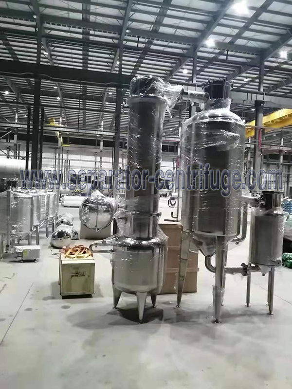 Fractional Molecular Distillation Hemp Extraction Machine For CBD Oil From Cannabis