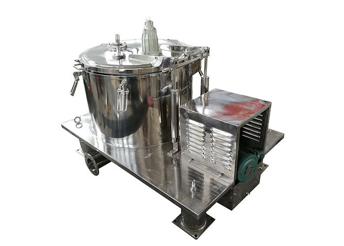 Plate Bottom Discharge Pharmaceutical Centrifuge / Filtering Equipment For Solid Grains