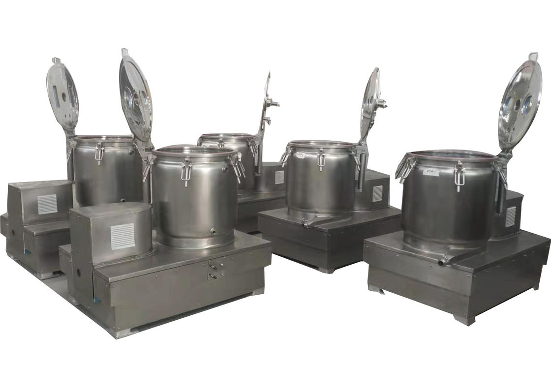 GMP Standard 470L Basket Centrifugal Cbd Oil Hemp Extraction Machine