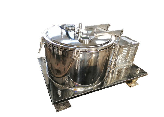 Spin Washing Basket Centrifuge Hemp Oil Extraction Machine With PLC And Inverter