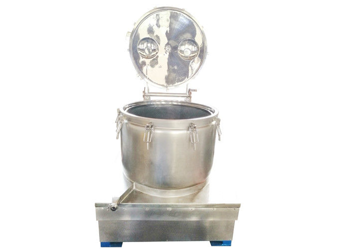 Stainless Steel Basket Centrifuge Chinese Cannabis / CBD / Hemp Oil Extraction / Ethanol Extraction