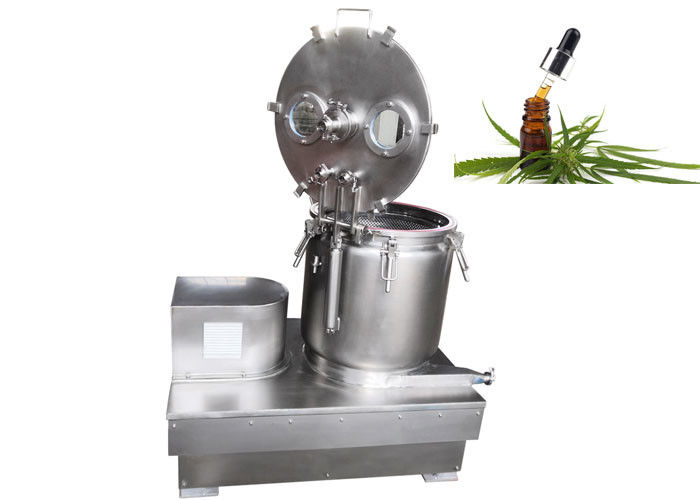 Cryo Low Temperature Solvent Manual Top Discharge Hemp Oil Extraction Machine