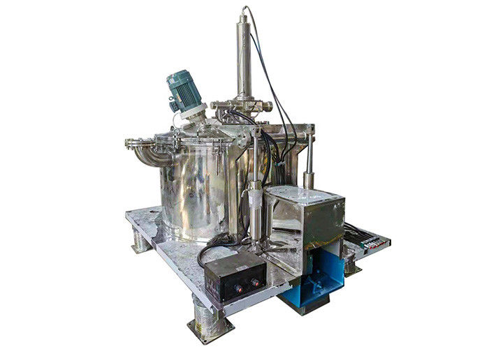 Scraper Bottom Discharge Chemical Centrifuge Machine / Peeler Basket Centrifuge