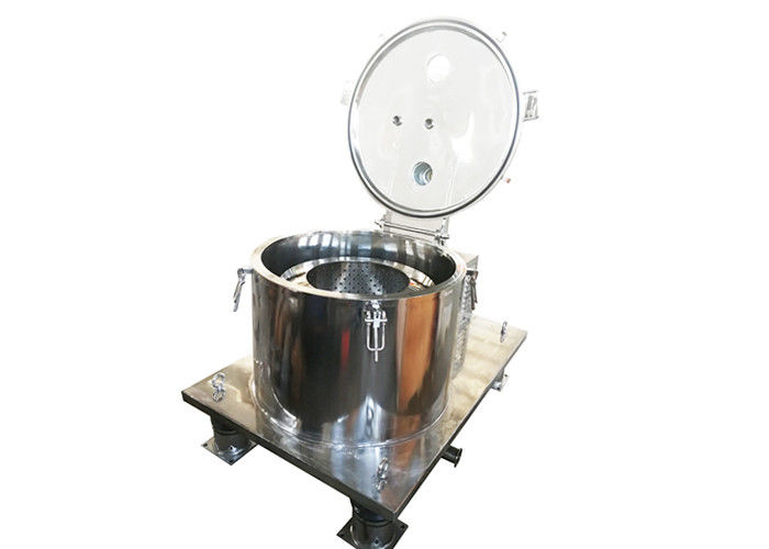 Top Discharge Basket Centrifuge / Industrial Hemp Oil Extraction Machine