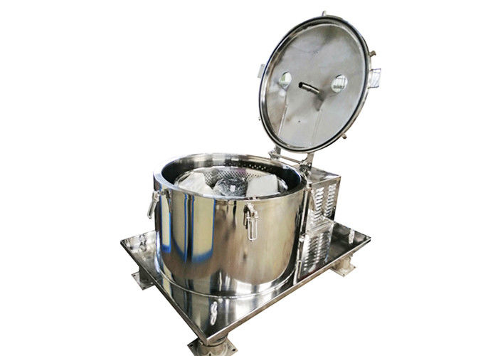 Top Discharge Basket Centrifuge / Industrial Hemp Oil Extraction Machine