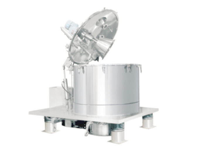 135kg Automatic Platform Bottom Discharge Vertical Peeler Starch  Centrifuge