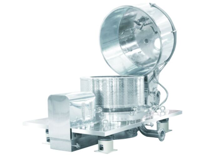 GMP Stainless Steel PPTD-LQ Full Open Hinged Cover Top Discharge Centrifuge