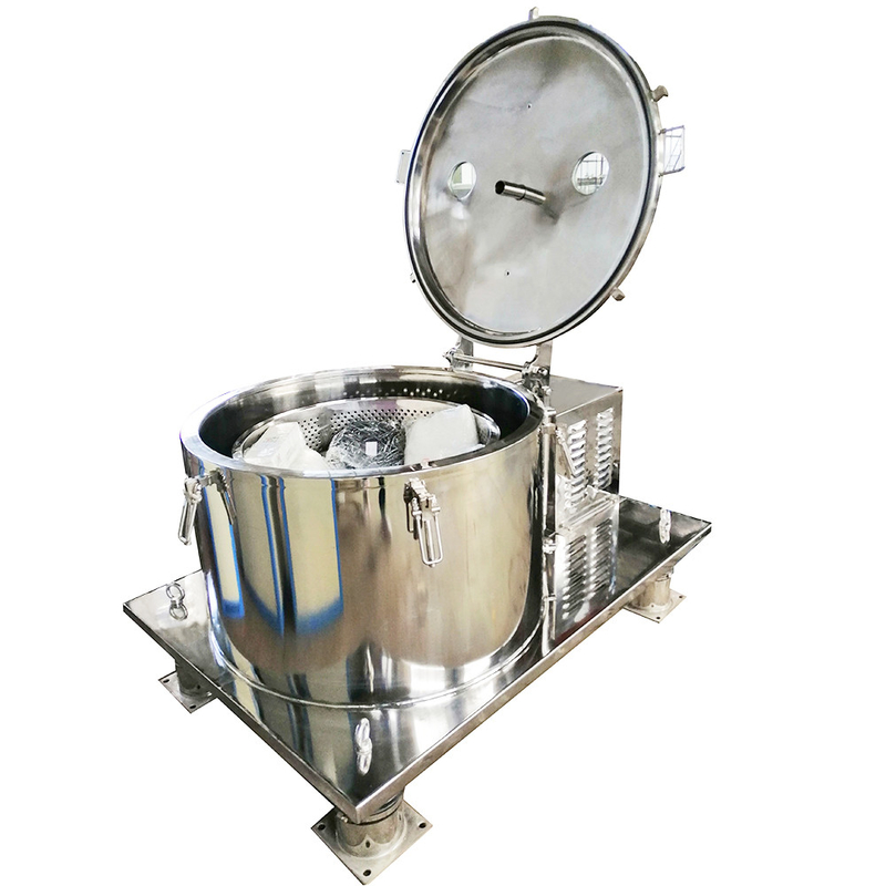 Batch Operate Menthol Extraction Basket Centrifuge with Control Cabinet