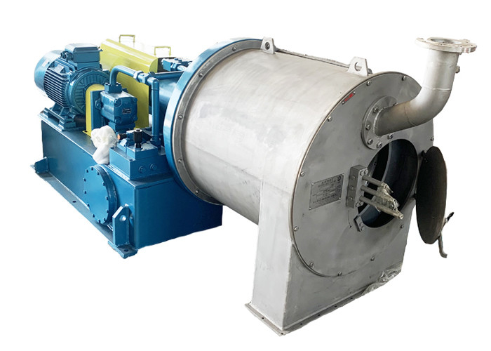 High performance automatic two stage pusher centrifuge for sea salt separation
