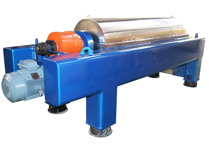 Horizontal Industrial Decanter Centrifuge Machine SS304 Palm Oil Sludge Separation