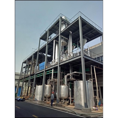 Food Grade Multi-Effect Mvr Waste Water Continuous Desalinization Tube Evaporator For Dairy Products